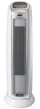 Lasko 23" Ceramic Tower Heater (2 heat settings, timer, thermostat, silver)