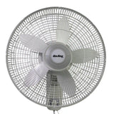 Air King 18" 1/20 HP Commercial Grade Wall Mount Fan (3-speed, manual, white)