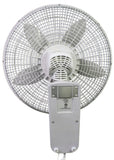 Air King 18" 1/20 HP Commercial Grade Wall Mount Fan (3-speed, manual, white)