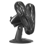 Lasko 12" Table Top Fan (3-speed, manual, 180° oscillation, black)