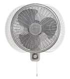 Lasko M16900 16" 3-Speed Oscillating Wall Mount Fan
