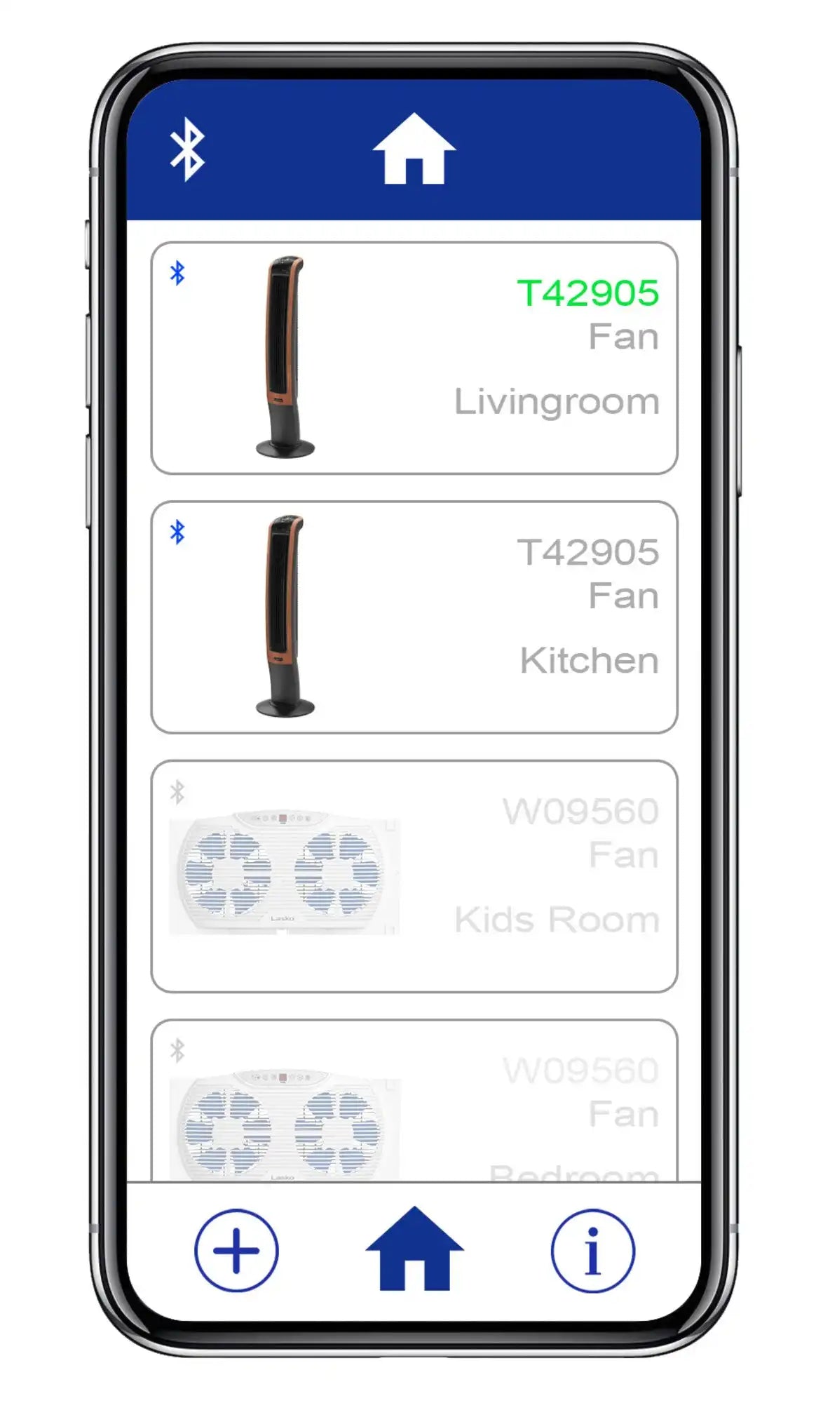 Lasko Wind Curve® 42" Tower Fan (3-speed, remote, timer, bluetooth, black/woodgrain)