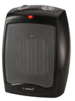 Lasko 9" Ceramic Table Top Heater (3-speed, thermostat, black)