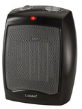 Lasko 9" Ceramic Table Top Heater (3-speed, thermostat, black)