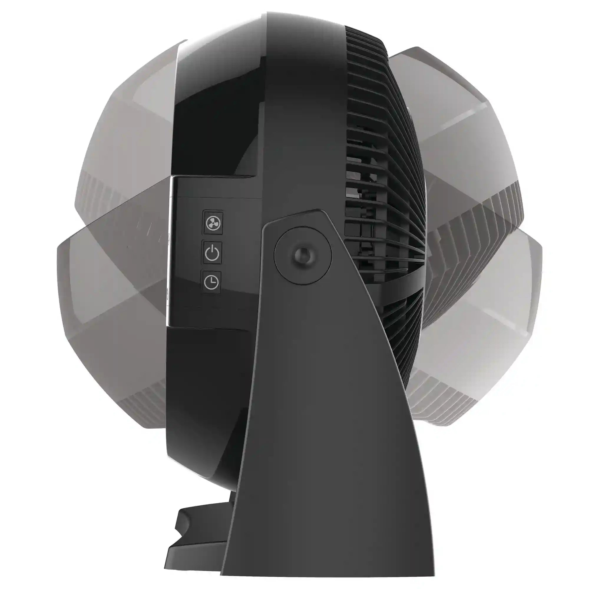 Lasko 10" Power Circulator Fan with Wall Mount Option and Remote, A10802, Black