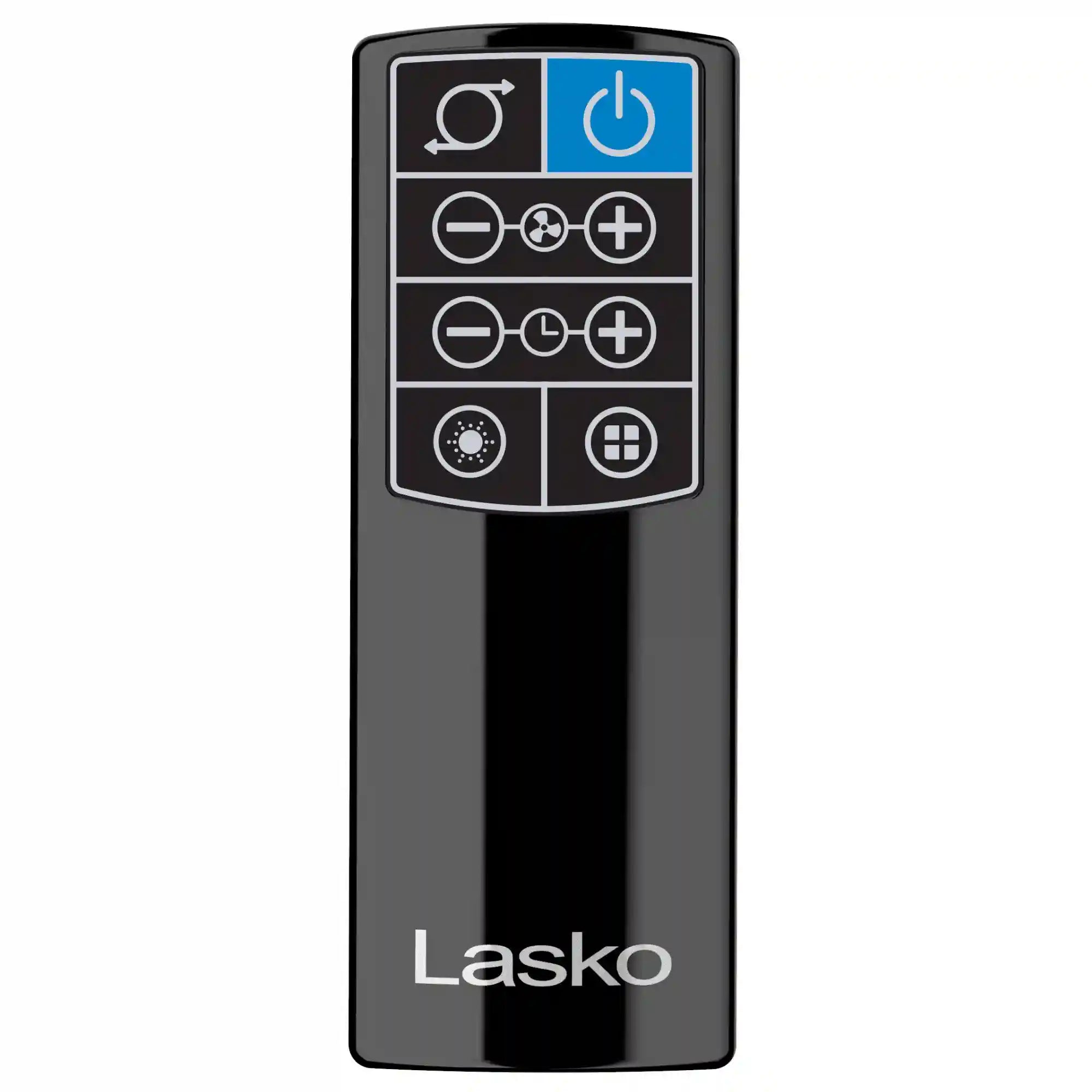 Lasko High Velocity WhisperForce™ DC 35" Tower Fan (12-speed, remote, timer, 90° oscillation, air filtration, black)