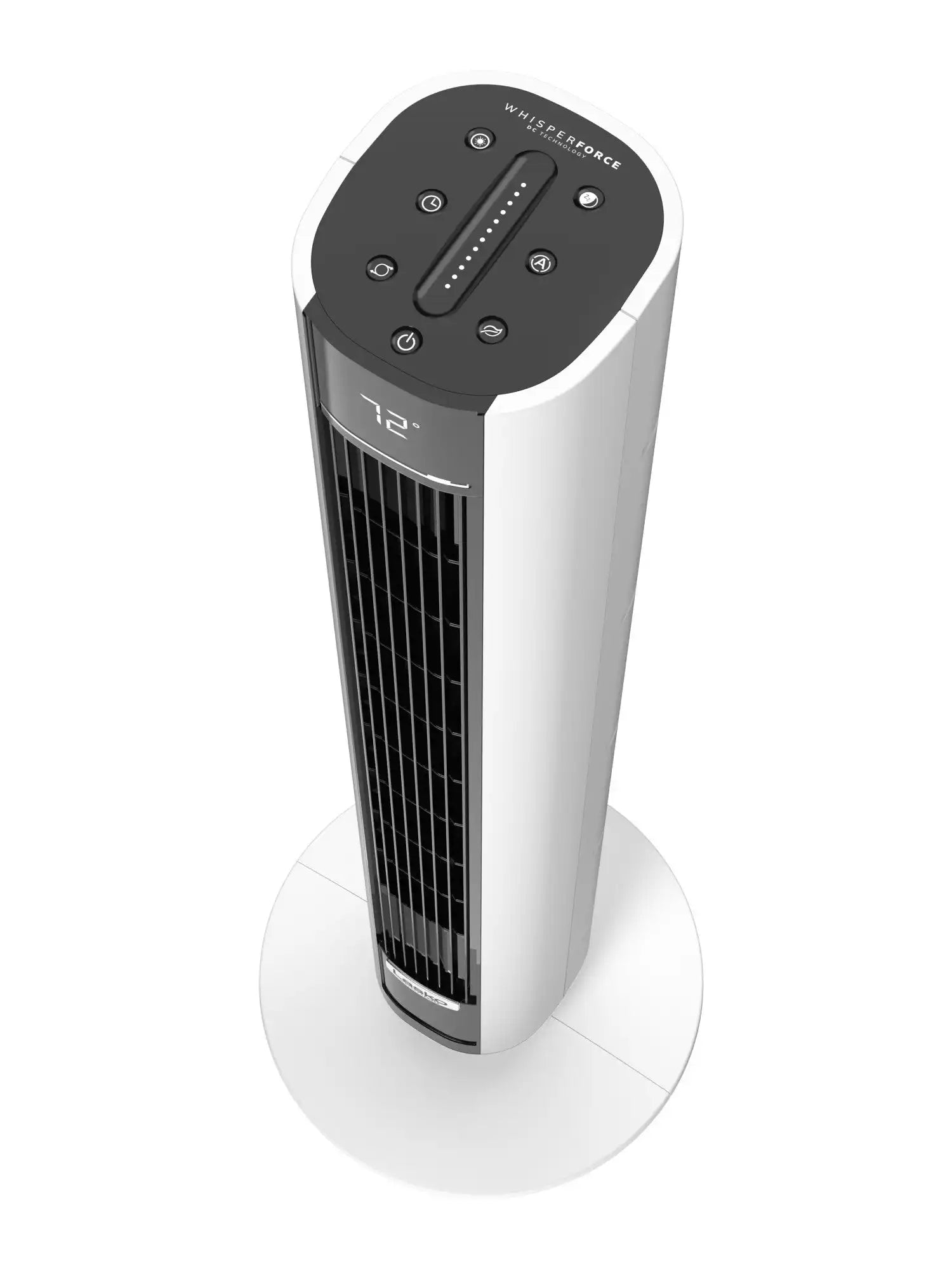 Lasko WhisperForce™ DC 40" Tower Fan (12-speed, remote, timer, air filtration, white)