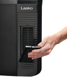 Lasko 1500W Electric Cyclonic Ceramic Room Space Heater with 8-Hour Timer, CC24920, Black