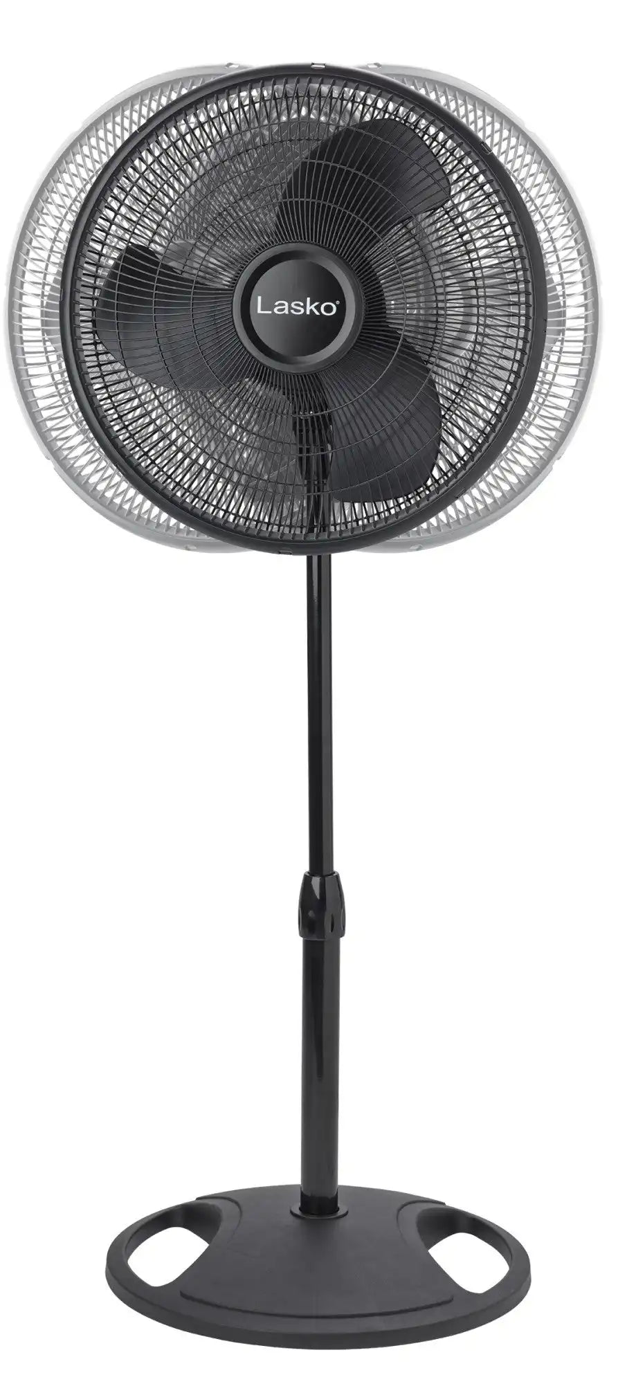 Lasko 16" Pedestal Fan (3-speed, manual, black)