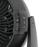 Lasko 10" Power Circulator Fan with Wall Mount Option and Remote, A10802, Black