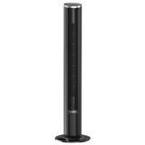 Lasko WhisperForce™ DC 42" Tower Fan (12-speed, remote, black/silver)