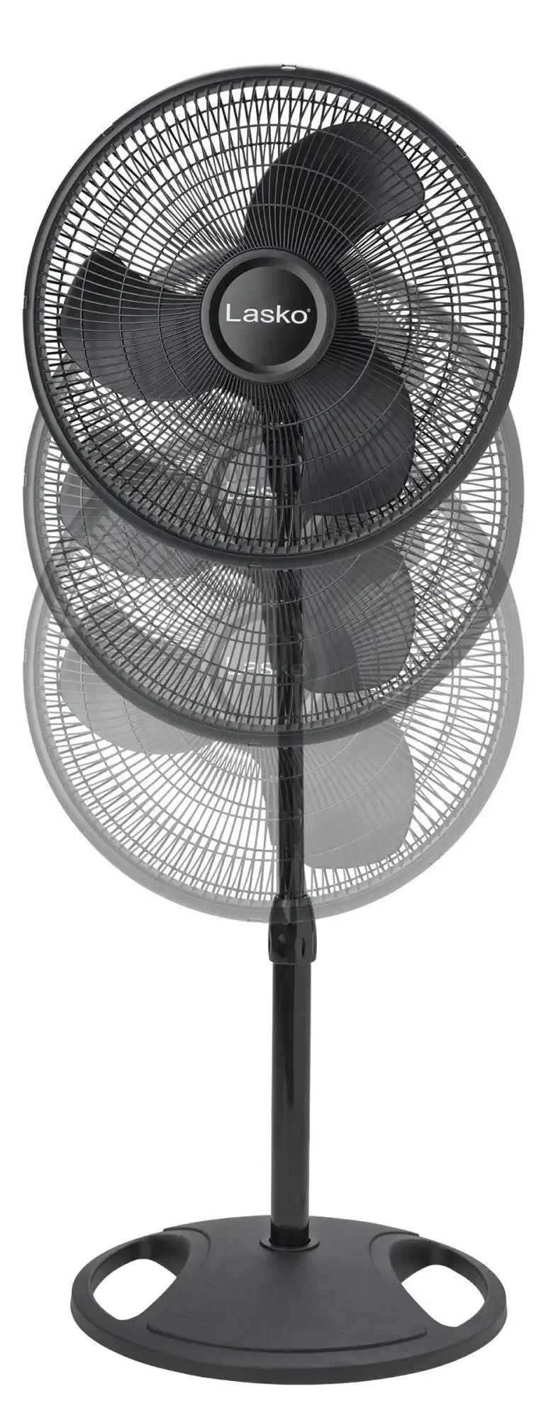 Lasko 16" Pedestal Fan (3-speed, manual, black)
