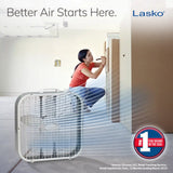 Lasko B20201 20" Box Fan with Save-Smart Technology