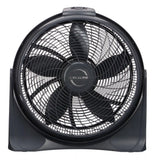 Lasko Cyclone® 20" Air Circulator Floor Fan (4-speed, remote, timer, 90° airflow, black)