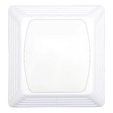 Air King 50 CFM Snap-In Exhaust Fan (ENERGY STAR® Certified, ceiling mounted, light, white)