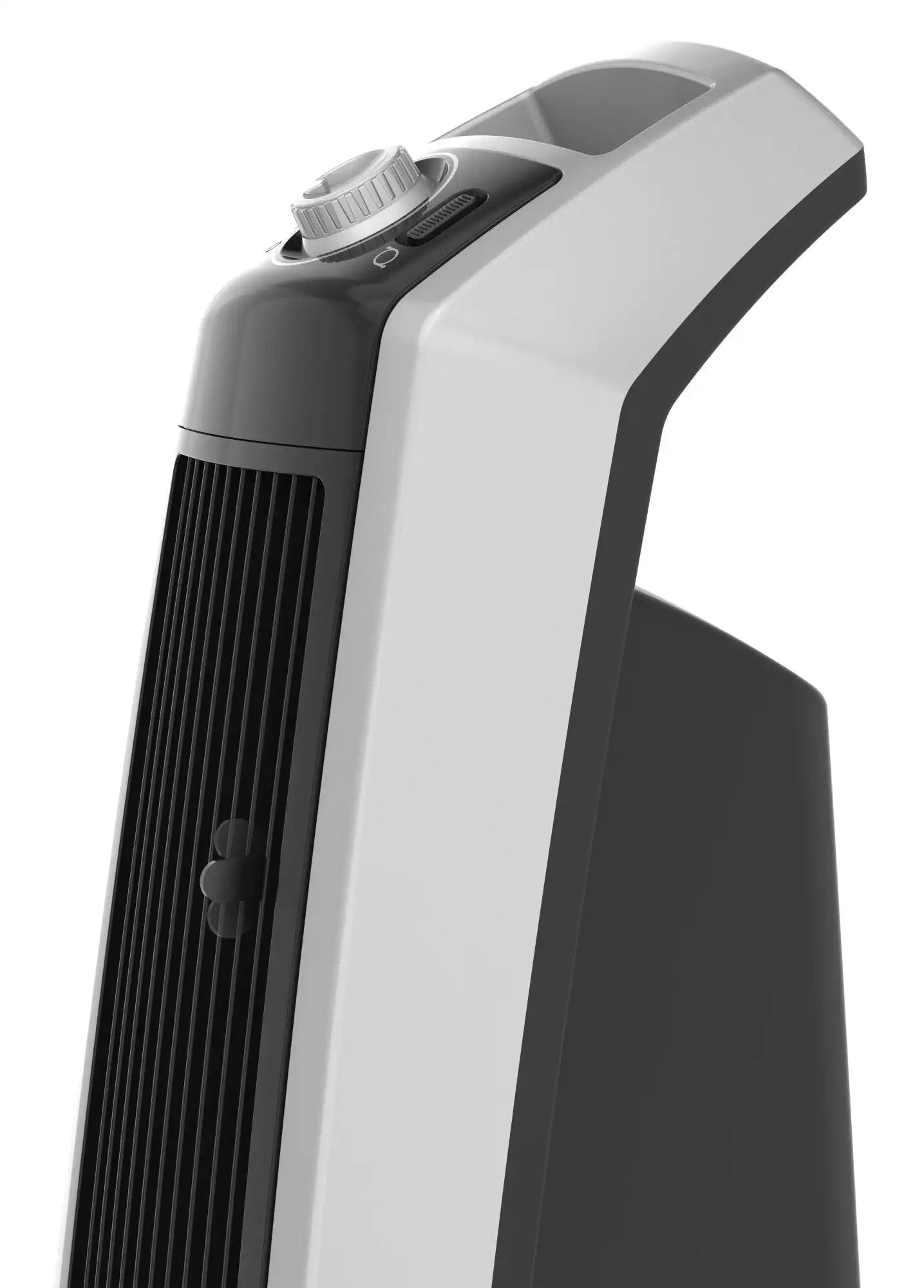 Lasko High Velocity 35" Tower Fan (3-speed, remote, timer, silver/black)