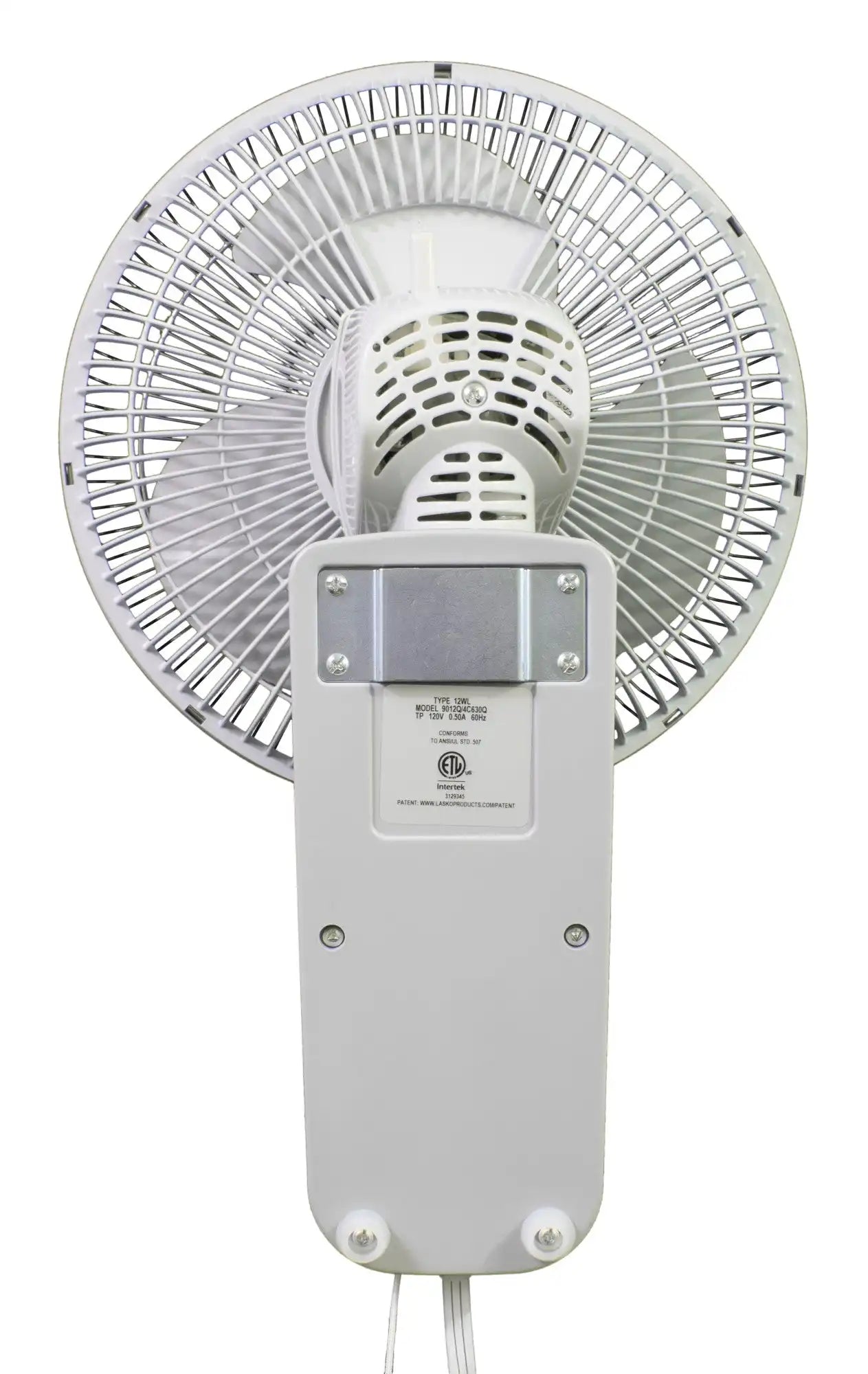 Air King 12" 1/50 HP Commercial Grade Wall Mount Fan (3-speed, manual, white)
