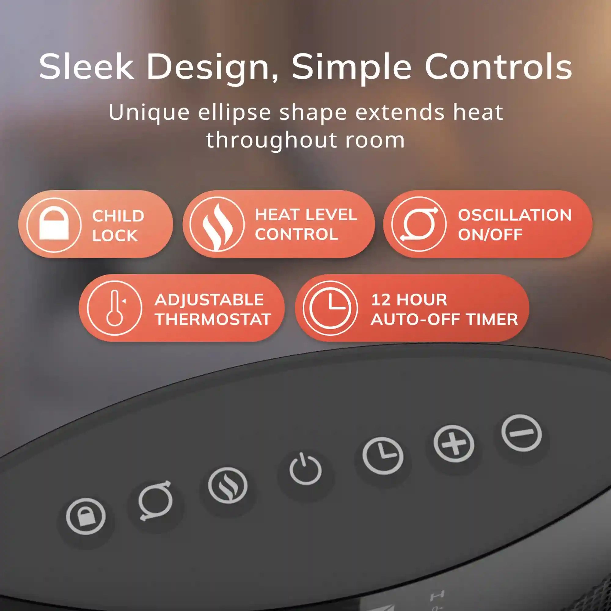 Lasko Ellipse Ceramic Tower Space Heater