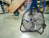 Lasko QuickMount® 20" High Velocity Floor & Wall Mount Fan (3-speed, manual, black)