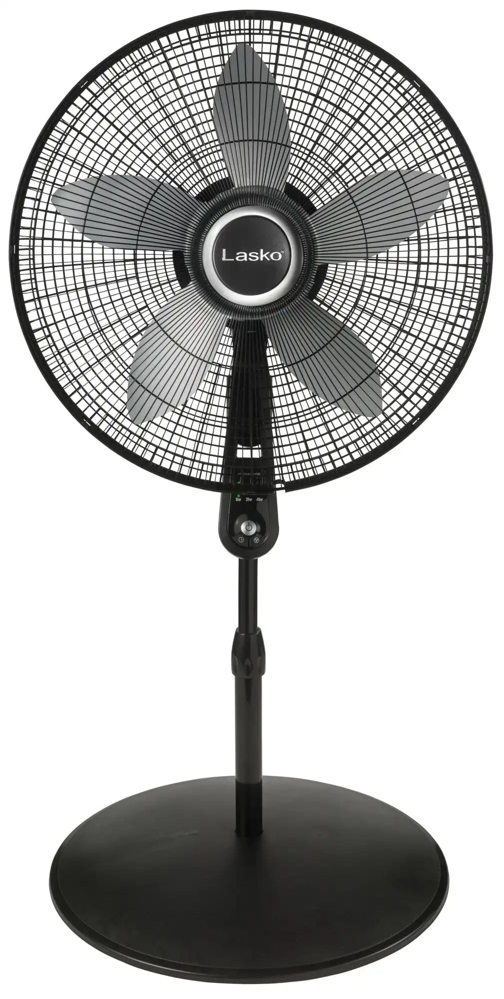 Lasko 20" Pedestal Fan (4-speed, remote, timer, black)