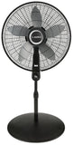Lasko 20" Pedestal Fan (4-speed, remote, timer, black)