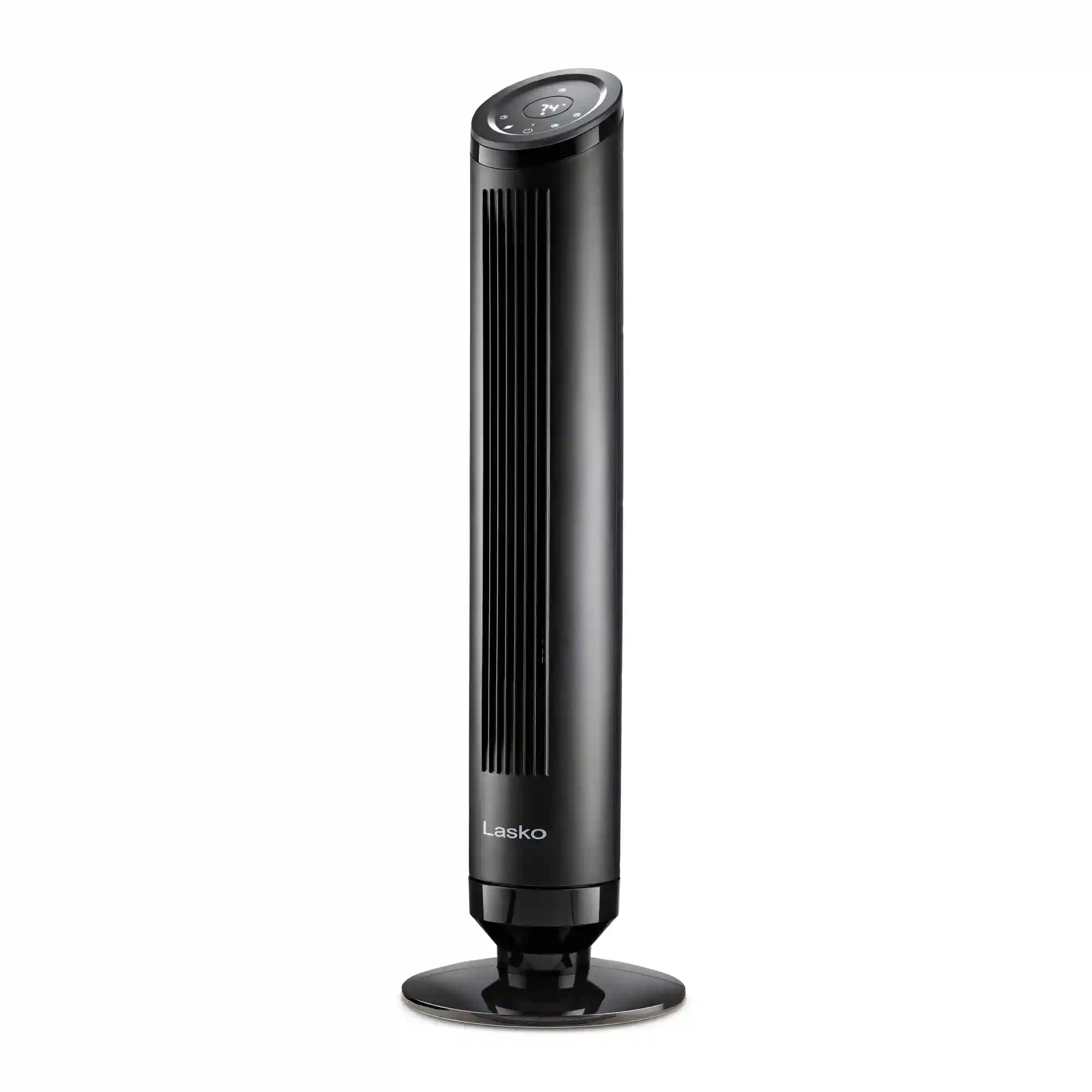 Lasko Summit 36" Tower Fan & Air Cleaner (4-speed, remote, mesh filtration, black)
