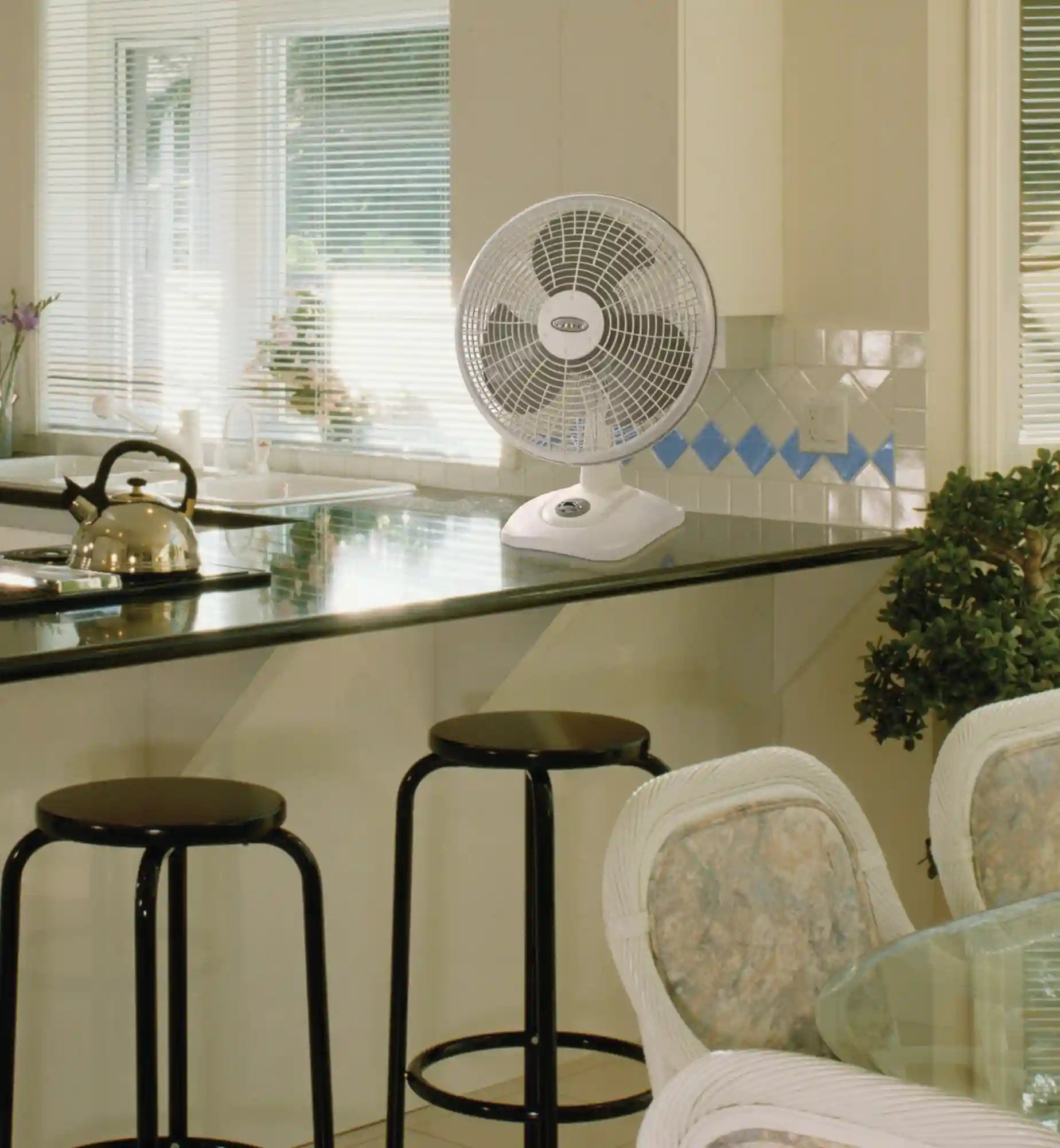 Lasko Performance 16" Table Top Fan (3-speed, manual, white)