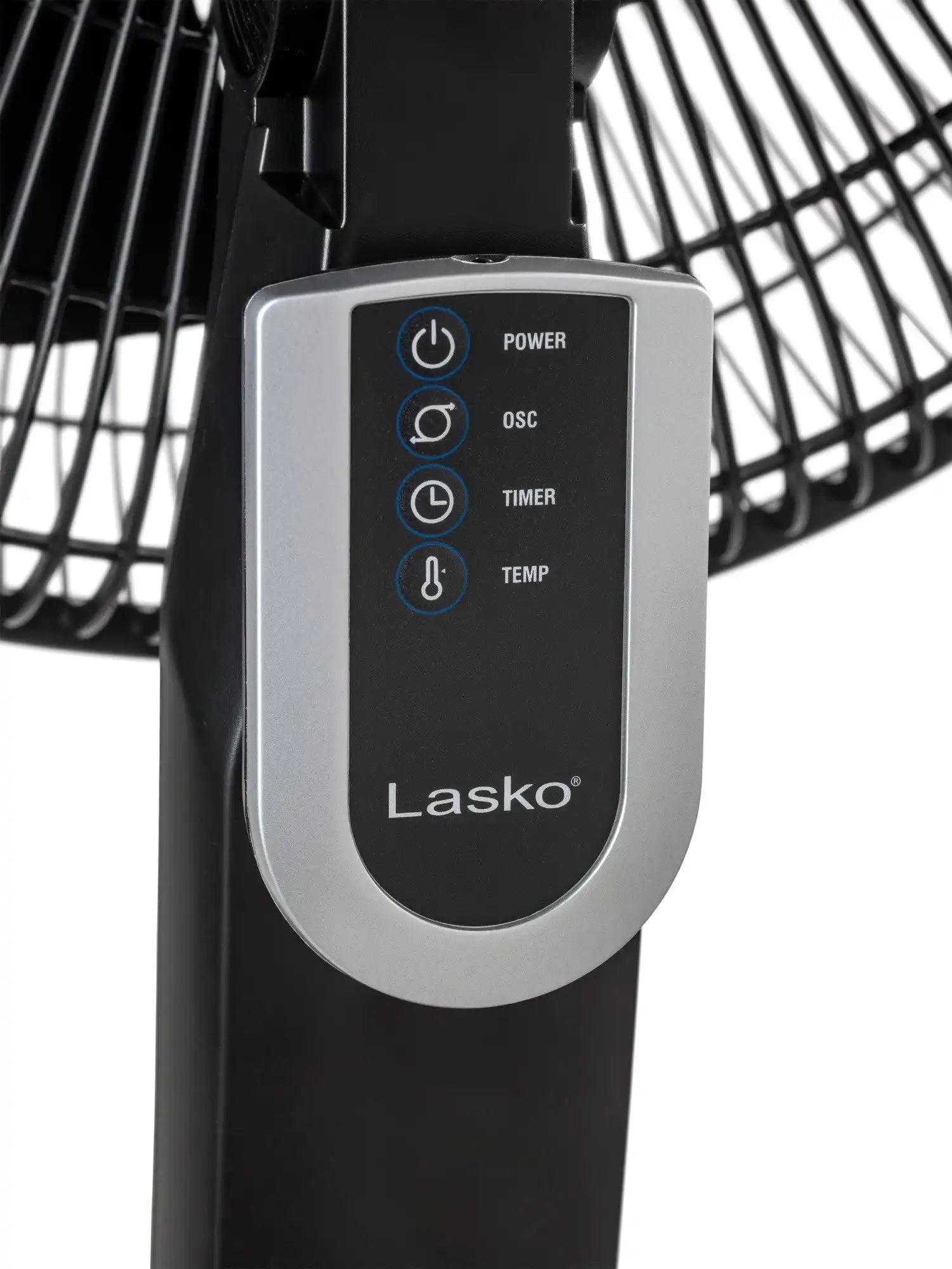 Lasko 16" Pedestal Fan (4-speed, remote, timer, thermostat, black)