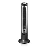 Lasko Wind Curve® 42" Tower Fan (3-speed, remote, timer, silver)