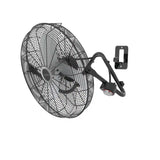 Lasko QuickMount® 20" High Velocity Floor & Wall Mount Fan (3-speed, manual, black)