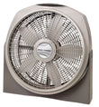 Lasko Wind Tunnel® 20" Air Circulator Floor Fan (3-speed, remote, timer, 360° airflow, gray)