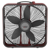 Lasko 20" 3-Speed Pro Power™ Industrial Grade Box Fan (red)