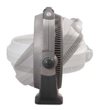 Lasko Wind Machine® 20" Air Circulator Floor Fan (3-speed, manual, 360° airflow, dark gray)
