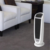 Lasko 22" Digital Ceramic Tower Heater (2 heat settings, remote, timer, white)