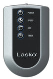 Lasko 36" Tower Fan (3-speed, remote, timer, black)