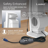 Lasko YF321 42" Misting Outdoor Tower Fan with 10-Foot Power Cord and 4 speeds: White
