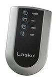 Lasko 16" Pedestal Fan (4-speed, remote, timer, thermostat, black)