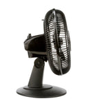 Lasko 12" Table Top Fan (3-speed, manual, 180° oscillation, black)