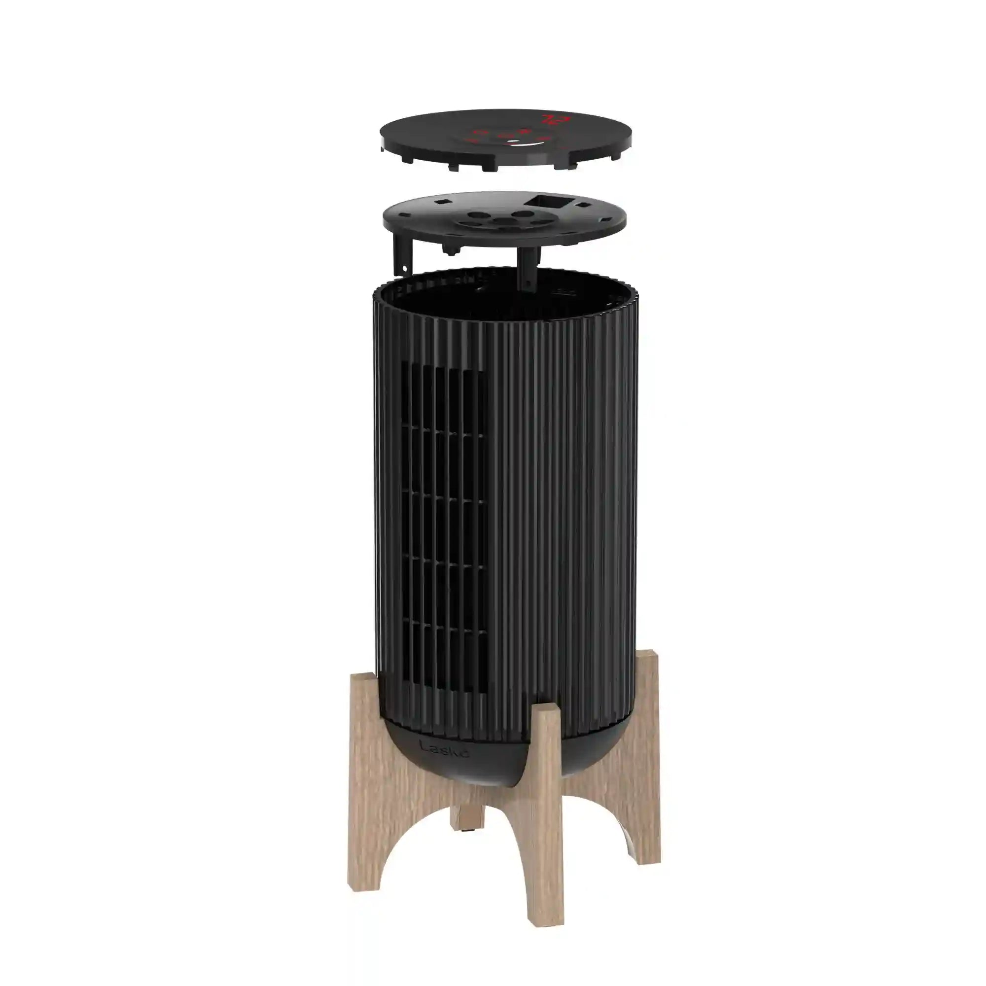 Lasko Artisan 16" Ceramic Space Heater with Remote (black, model CX16550)