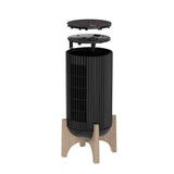 Lasko Artisan 16" Ceramic Space Heater with Remote (black, model CX16550)