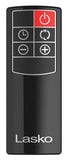Lasko 23 in. 1500W Cyclonic Ceramic Console Heater with Remote, CC24910, Black
