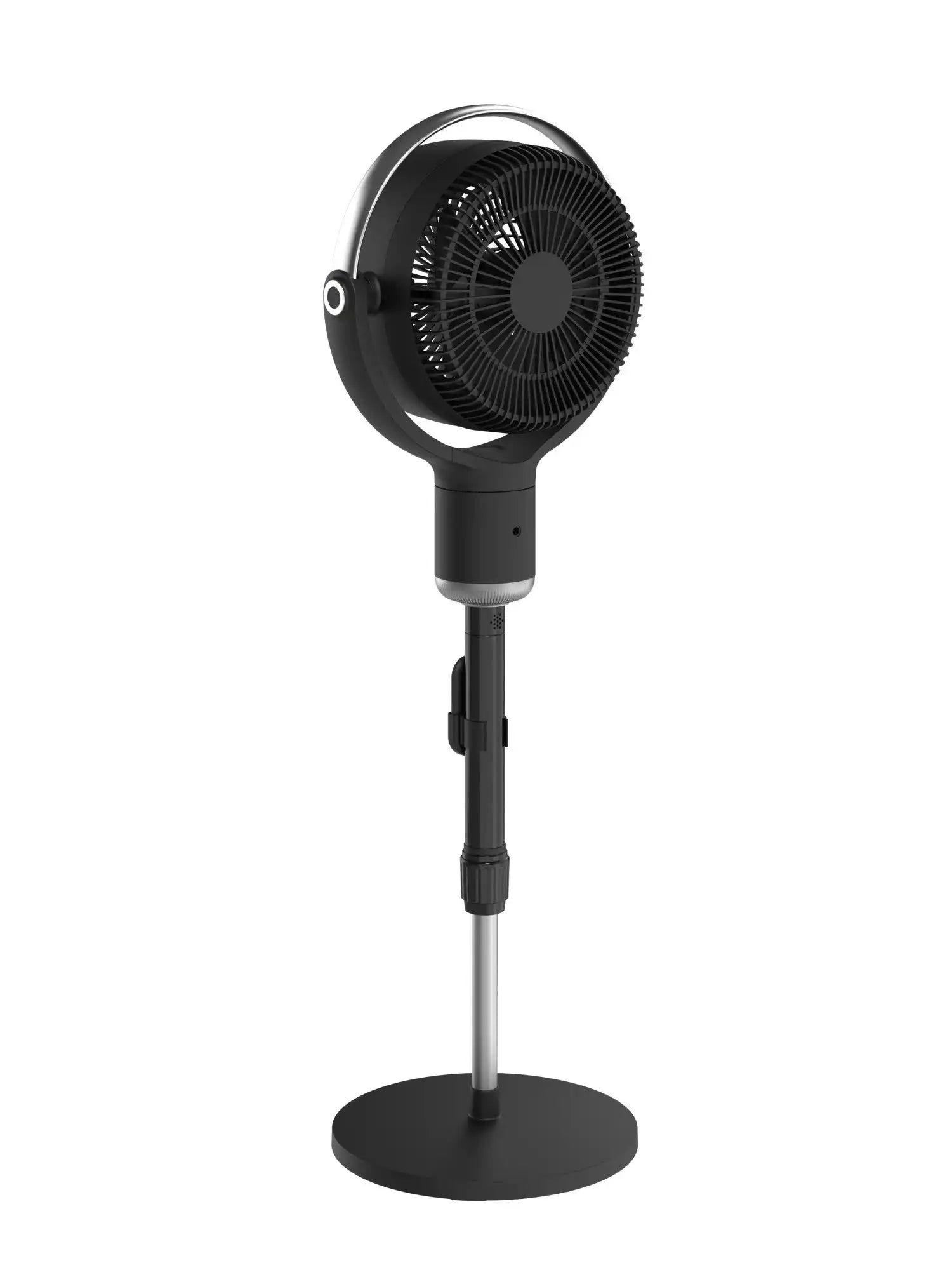 Lasko Whirlwind™ Orbital Pedestal Fan (24-speed, remote, 150° oscillation, black)
