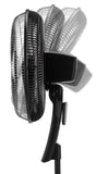 Lasko 16" Pedestal Fan (4-speed, remote, timer, thermostat, black)