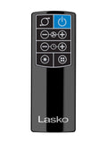 Lasko High Velocity WhisperForce™ DC 35" Tower Fan (12-speed, remote, timer, 90° oscillation, black)