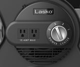 Lasko 12" Pivoting Pro High Velocity Utility Blower Fan (3-speed, gray)