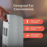 Lasko 23" Ceramic Tower Heater (2 heat settings, timer, thermostat, silver)