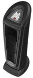 Lasko 23" Ceramic Tower Heater (2 heat settings, remote, timer, thermostat, tip-over switch, black)
