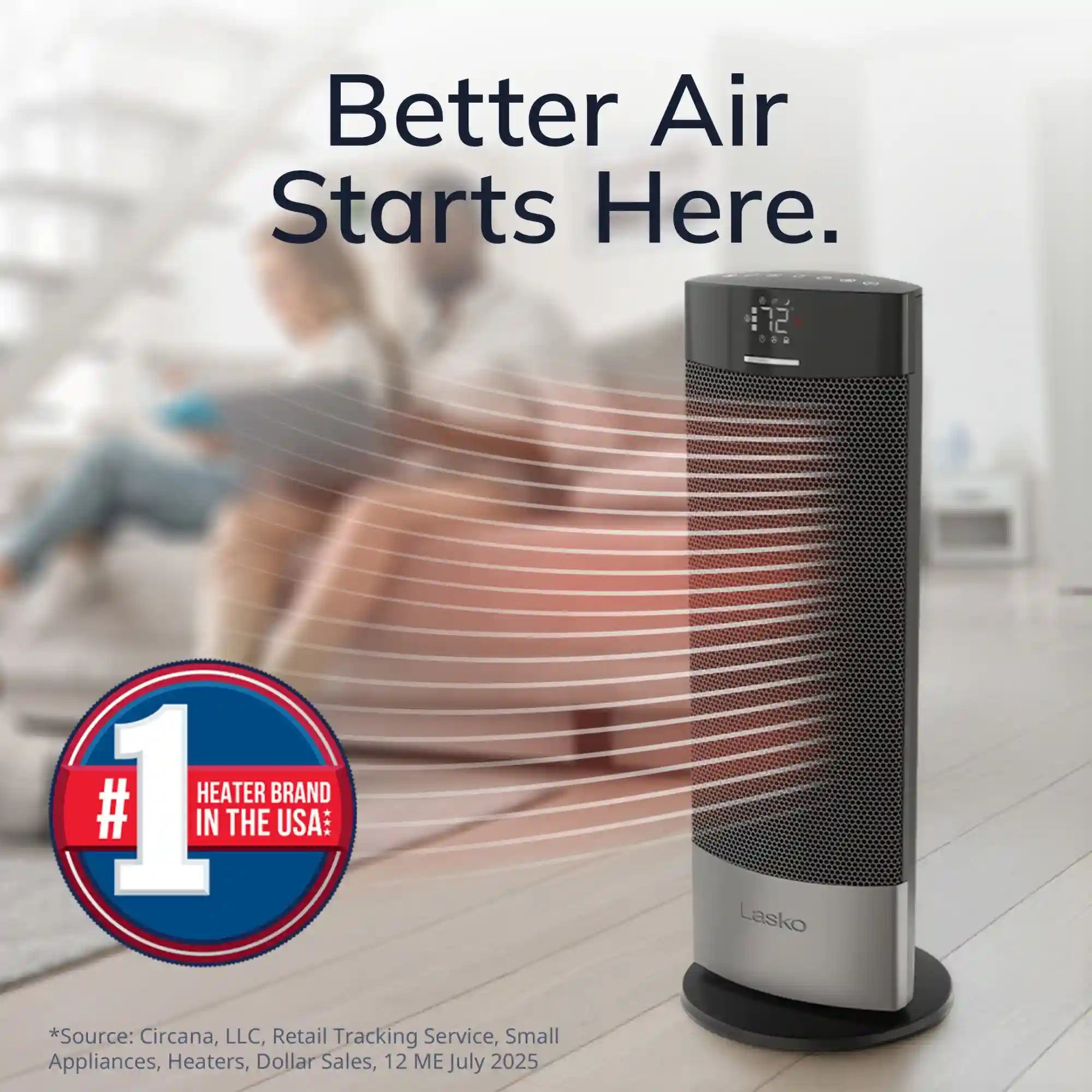 Lasko Ellipse Ceramic Tower Space Heater