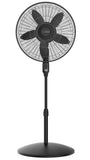 Lasko Cyclone® Max 18" Pedestal Fan (4-speed, remote, timer, black)