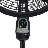 Lasko Cyclone® 18" Pedestal Fan (3-speed, remote, timer, black)